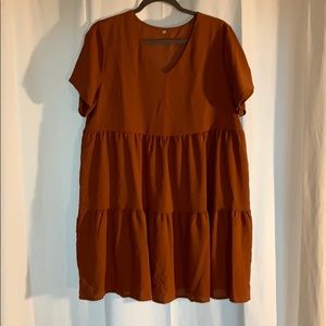 Ruffle babydoll dress